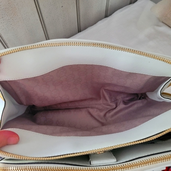 Mk white satchel bag - Picture 6 of 9